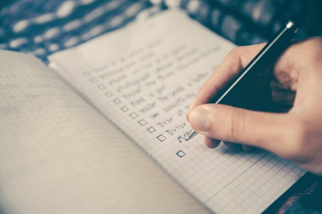 checklist Photo by Glenn Carstens-Peters on Unsplash